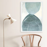 Shop Blue Overlay Art Print a painted abstract themed wall art print from The Print Emporium wall artwork collection - Buy Australian made fine art painting style poster and framed prints for the home and your interior decor room, TPE-PC-MW227-AP