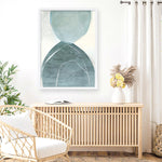 Shop Blue Overlay Art Print a painted abstract themed wall art print from The Print Emporium wall artwork collection - Buy Australian made fine art painting style poster and framed prints for the home and your interior decor room, TPE-PC-MW227-AP