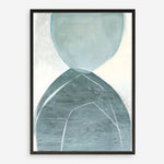 Shop Blue Overlay Art Print a painted abstract themed wall art print from The Print Emporium wall artwork collection - Buy Australian made fine art painting style poster and framed prints for the home and your interior decor room, TPE-PC-MW227-AP