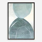 Shop Blue Overlay Art Print a painted abstract themed wall art print from The Print Emporium wall artwork collection - Buy Australian made fine art painting style poster and framed prints for the home and your interior decor room, TPE-PC-MW227-AP