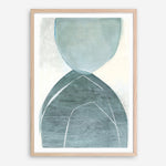 Shop Blue Overlay Art Print a painted abstract themed wall art print from The Print Emporium wall artwork collection - Buy Australian made fine art painting style poster and framed prints for the home and your interior decor room, TPE-PC-MW227-AP