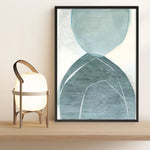 Shop Blue Overlay Art Print a painted abstract themed wall art print from The Print Emporium wall artwork collection - Buy Australian made fine art painting style poster and framed prints for the home and your interior decor room, TPE-PC-MW227-AP