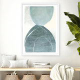 Shop Blue Overlay Art Print a painted abstract themed wall art print from The Print Emporium wall artwork collection - Buy Australian made fine art painting style poster and framed prints for the home and your interior decor room, TPE-PC-MW227-AP