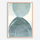Shop Blue Overlay Art Print a painted abstract themed wall art print from The Print Emporium wall artwork collection - Buy Australian made fine art painting style poster and framed prints for the home and your interior decor room, TPE-PC-MW227-AP