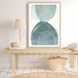 Shop Blue Overlay Art Print a painted abstract themed wall art print from The Print Emporium wall artwork collection - Buy Australian made fine art painting style poster and framed prints for the home and your interior decor room, TPE-PC-MW227-AP