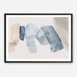 Shop Blue Tilted II Art Print a painted abstract themed wall art print from The Print Emporium wall artwork collection - Buy Australian made fine art painting style poster and framed prints for the home and your interior decor room, TPE-PC-PG692-AP