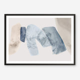 Shop Blue Tilted II Art Print a painted abstract themed wall art print from The Print Emporium wall artwork collection - Buy Australian made fine art painting style poster and framed prints for the home and your interior decor room, TPE-PC-PG692-AP
