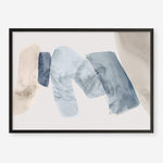 Shop Blue Tilted II Art Print a painted abstract themed wall art print from The Print Emporium wall artwork collection - Buy Australian made fine art painting style poster and framed prints for the home and your interior decor room, TPE-PC-PG692-AP