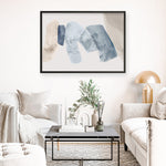 Shop Blue Tilted II Art Print a painted abstract themed wall art print from The Print Emporium wall artwork collection - Buy Australian made fine art painting style poster and framed prints for the home and your interior decor room, TPE-PC-PG692-AP