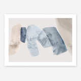 Shop Blue Tilted II Art Print a painted abstract themed wall art print from The Print Emporium wall artwork collection - Buy Australian made fine art painting style poster and framed prints for the home and your interior decor room, TPE-PC-PG692-AP