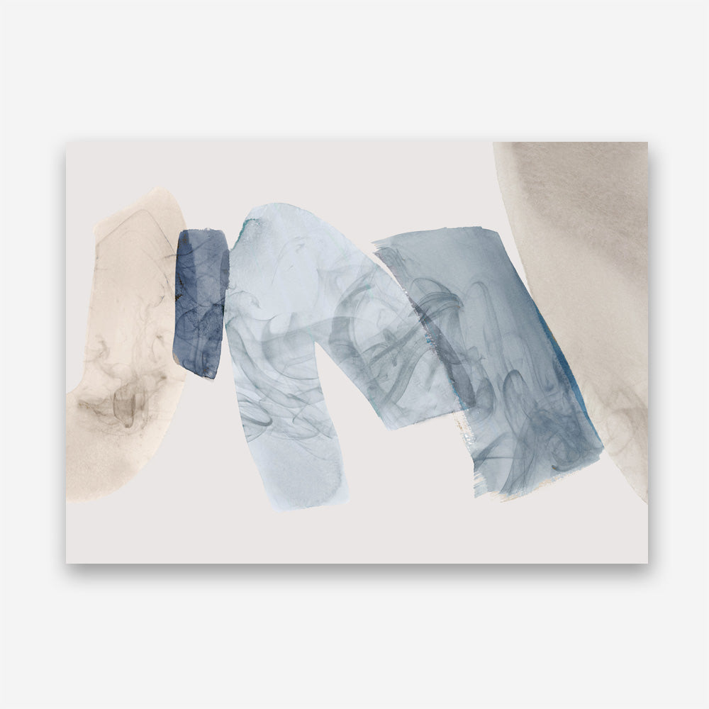 Shop Blue Tilted II Canvas Print a painted abstract themed framed canvas wall art print from The Print Emporium artwork collection - Buy Australian made fine art painting style stretched canvas prints for the home and your interior decor space, TPE-PC-PG692-CA-35X46-NF