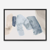 Shop Blue Tilted II Canvas Print a painted abstract themed framed canvas wall art print from The Print Emporium artwork collection - Buy Australian made fine art painting style stretched canvas prints for the home and your interior decor space, TPE-PC-PG692-CA-35X46-NF