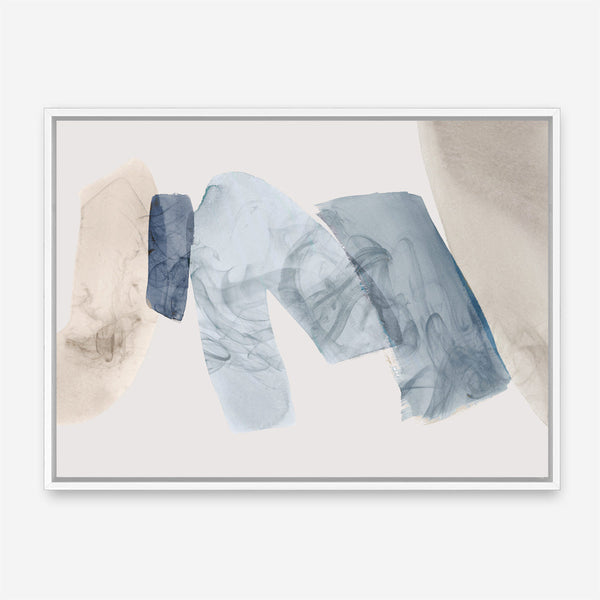 Shop Blue Tilted II Canvas Print a painted abstract themed framed canvas wall art print from The Print Emporium artwork collection - Buy Australian made fine art painting style stretched canvas prints for the home and your interior decor space, TPE-PC-PG692-CA-35X46-NF