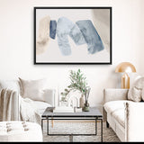Shop Blue Tilted II Canvas Print a painted abstract themed framed canvas wall art print from The Print Emporium artwork collection - Buy Australian made fine art painting style stretched canvas prints for the home and your interior decor space, TPE-PC-PG692-CA-35X46-NF