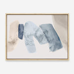 Shop Blue Tilted II Canvas Print a painted abstract themed framed canvas wall art print from The Print Emporium artwork collection - Buy Australian made fine art painting style stretched canvas prints for the home and your interior decor space, TPE-PC-PG692-CA-35X46-NF