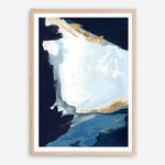 Shop Blue in Gold III Art Print a painted abstract themed wall art print from The Print Emporium wall artwork collection - Buy Australian made fine art painting style poster and framed prints for the home and your interior decor room, TPE-PC-WZ120-AP