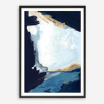 Shop Blue in Gold III Art Print a painted abstract themed wall art print from The Print Emporium wall artwork collection - Buy Australian made fine art painting style poster and framed prints for the home and your interior decor room, TPE-PC-WZ120-AP
