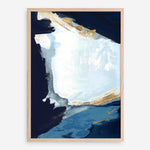 Shop Blue in Gold III Art Print a painted abstract themed wall art print from The Print Emporium wall artwork collection - Buy Australian made fine art painting style poster and framed prints for the home and your interior decor room, TPE-PC-WZ120-AP