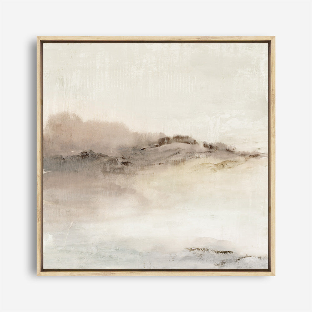 Shop Blush Horizon I (Square) Canvas Print a painted abstract themed framed canvas wall art print from The Print Emporium artwork collection - Buy Australian made fine art painting style stretched canvas prints for the home and your interior decor space, TPE-PC-EZ896-CA-40X40-NF
