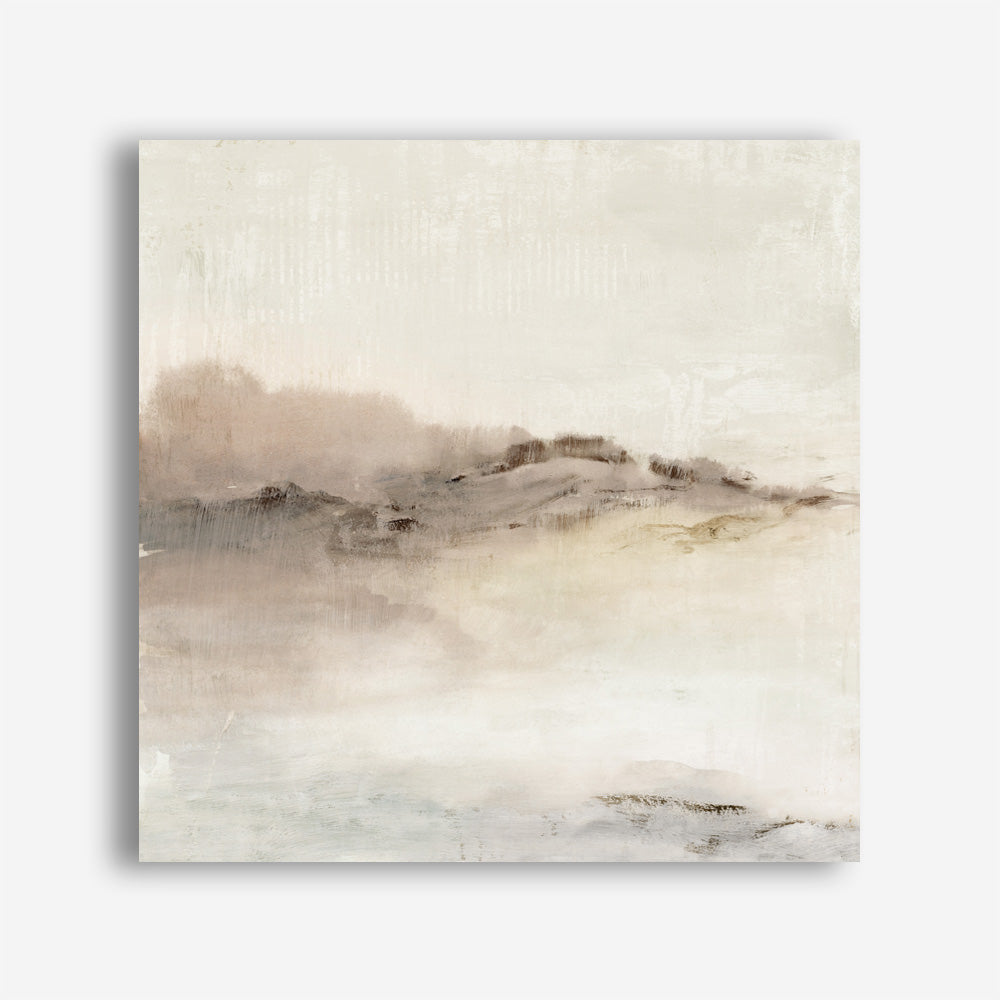 Shop Blush Horizon I (Square) Canvas Print a painted abstract themed framed canvas wall art print from The Print Emporium artwork collection - Buy Australian made fine art painting style stretched canvas prints for the home and your interior decor space, TPE-PC-EZ896-CA-40X40-NF