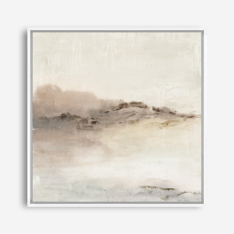 Shop Blush Horizon I (Square) Canvas Print a painted abstract themed framed canvas wall art print from The Print Emporium artwork collection - Buy Australian made fine art painting style stretched canvas prints for the home and your interior decor space, TPE-PC-EZ896-CA-40X40-NF