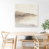 Shop Blush Horizon I (Square) Canvas Print a painted abstract themed framed canvas wall art print from The Print Emporium artwork collection - Buy Australian made fine art painting style stretched canvas prints for the home and your interior decor space, TPE-PC-EZ896-CA-40X40-NF