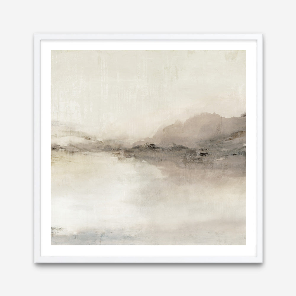 Shop Blush Horizon II (Square) Art Print a painted abstract themed wall art print from The Print Emporium wall artwork collection - Buy Australian made fine art painting style poster and framed prints for the home and your interior decor room, TPE-PC-EZ897-AP