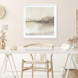 Shop Blush Horizon II (Square) Art Print a painted abstract themed wall art print from The Print Emporium wall artwork collection - Buy Australian made fine art painting style poster and framed prints for the home and your interior decor room, TPE-PC-EZ897-AP