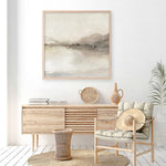 Shop Blush Horizon II (Square) Art Print a painted abstract themed wall art print from The Print Emporium wall artwork collection - Buy Australian made fine art painting style poster and framed prints for the home and your interior decor room, TPE-PC-EZ897-AP