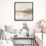 Shop Blush Horizon II (Square) Art Print a painted abstract themed wall art print from The Print Emporium wall artwork collection - Buy Australian made fine art painting style poster and framed prints for the home and your interior decor room, TPE-PC-EZ897-AP