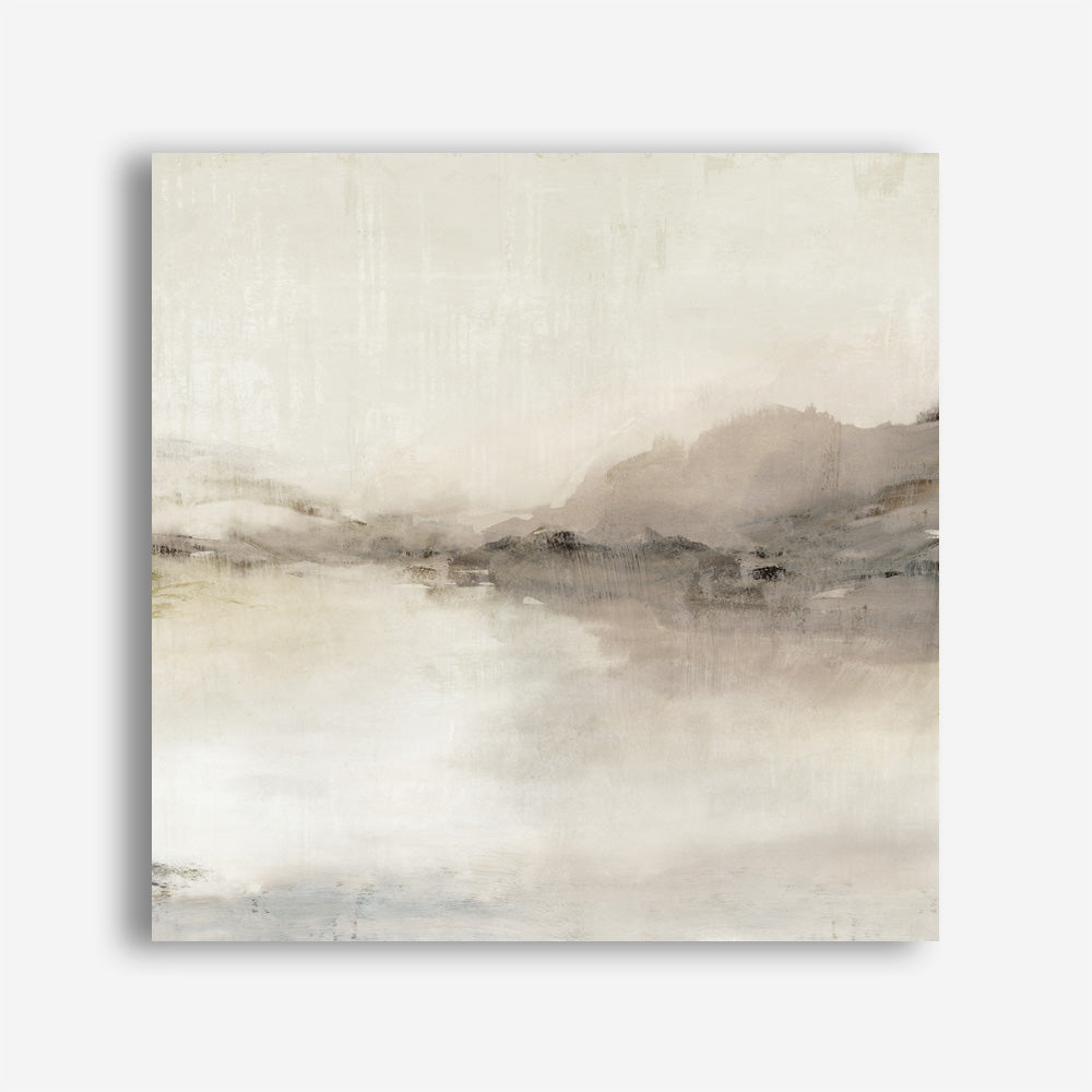 Shop Blush Horizon II (Square) Canvas Print a painted abstract themed framed canvas wall art print from The Print Emporium artwork collection - Buy Australian made fine art painting style stretched canvas prints for the home and your interior decor space, TPE-PC-EZ897-CA-40X40-NF