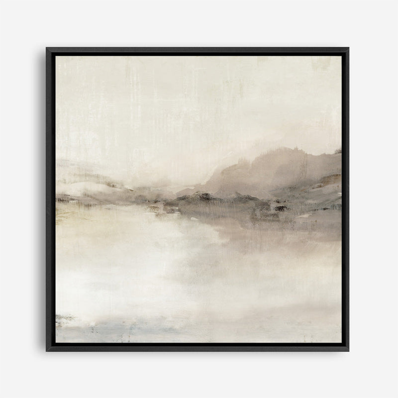 Shop Blush Horizon II (Square) Canvas Print a painted abstract themed framed canvas wall art print from The Print Emporium artwork collection - Buy Australian made fine art painting style stretched canvas prints for the home and your interior decor space, TPE-PC-EZ897-CA-40X40-NF