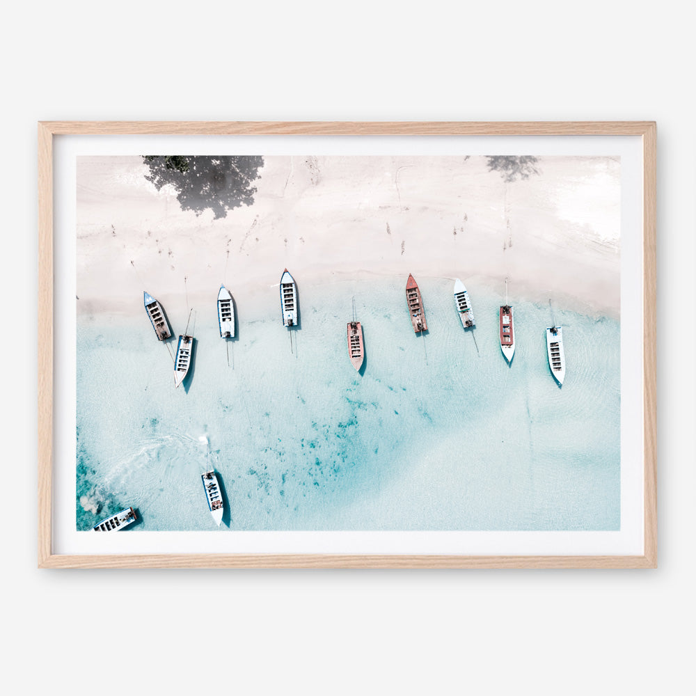 Shop Boats From Above Photo Art Print a coastal themed photography wall art print from The Print Emporium wall artwork collection - Buy Australian made fine art poster and framed prints for the home and your interior decor, TPE-793-AP