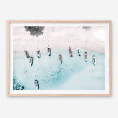 Shop Boats From Above Photo Art Print a coastal themed photography wall art print from The Print Emporium wall artwork collection - Buy Australian made fine art poster and framed prints for the home and your interior decor, TPE-793-AP