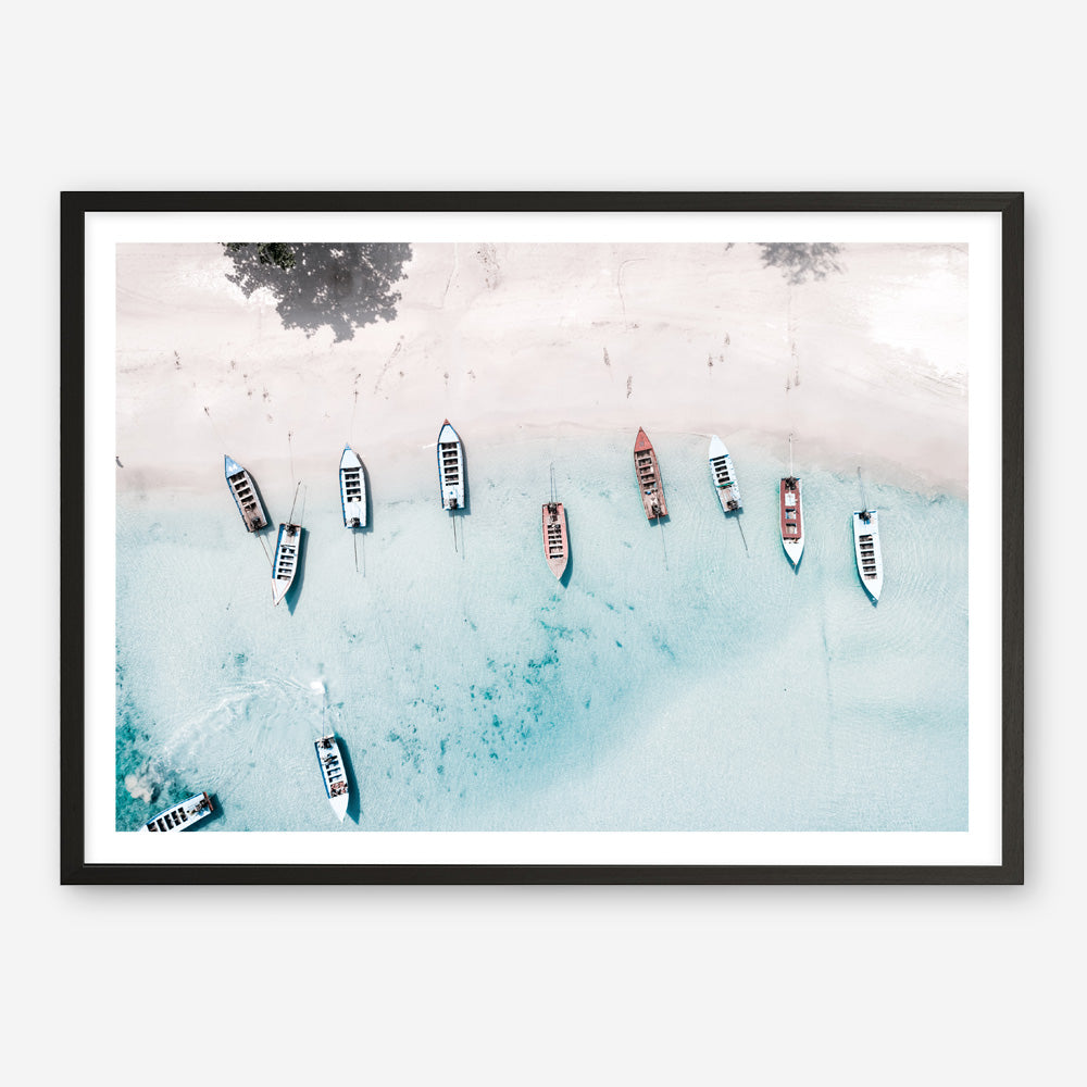 Shop Boats From Above Photo Art Print a coastal themed photography wall art print from The Print Emporium wall artwork collection - Buy Australian made fine art poster and framed prints for the home and your interior decor, TPE-793-AP