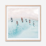 Shop Boats From Above (Square) Photo Art Print a coastal themed photography wall art print from The Print Emporium wall artwork collection - Buy Australian made fine art poster and framed prints for the home and your interior decor, TPE-794-AP