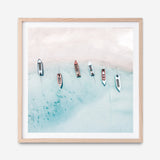 Shop Boats From Above (Square) Photo Art Print a coastal themed photography wall art print from The Print Emporium wall artwork collection - Buy Australian made fine art poster and framed prints for the home and your interior decor, TPE-794-AP