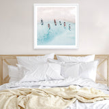 Shop Boats From Above (Square) Photo Art Print a coastal themed photography wall art print from The Print Emporium wall artwork collection - Buy Australian made fine art poster and framed prints for the home and your interior decor, TPE-794-AP