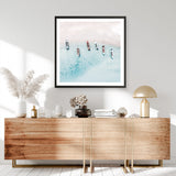 Shop Boats From Above (Square) Photo Art Print a coastal themed photography wall art print from The Print Emporium wall artwork collection - Buy Australian made fine art poster and framed prints for the home and your interior decor, TPE-794-AP