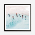 Shop Boats From Above (Square) Photo Art Print a coastal themed photography wall art print from The Print Emporium wall artwork collection - Buy Australian made fine art poster and framed prints for the home and your interior decor, TPE-794-AP