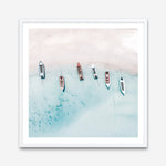 Shop Boats From Above (Square) Photo Art Print a coastal themed photography wall art print from The Print Emporium wall artwork collection - Buy Australian made fine art poster and framed prints for the home and your interior decor, TPE-794-AP