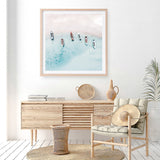 Shop Boats From Above (Square) Photo Art Print a coastal themed photography wall art print from The Print Emporium wall artwork collection - Buy Australian made fine art poster and framed prints for the home and your interior decor, TPE-794-AP