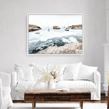 Shop Boats In The Bay Photo Canvas Print a coastal themed photography framed stretched canvas print from The Print Emporium wall artwork collection - Buy Australian made prints for the home and your interior decor space, TPE-1070-CA-35X46-NF