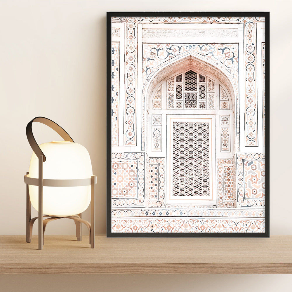 Shop Bohemian Window Photo Art Print a Moroccan desert boho themed photography wall art print from The Print Emporium wall artwork collection - Buy Australian made fine art poster and framed prints for the home and your interior decor room, TPE-1253-AP