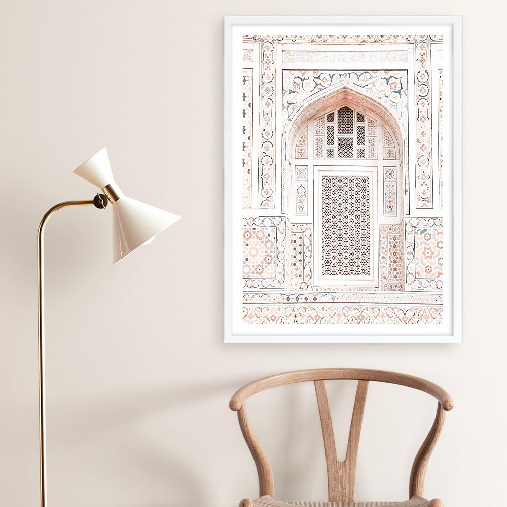 Shop Bohemian Window Photo Art Print a Moroccan desert boho themed photography wall art print from The Print Emporium wall artwork collection - Buy Australian made fine art poster and framed prints for the home and your interior decor room, TPE-1253-AP