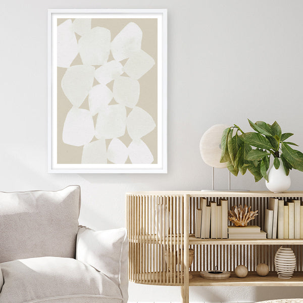 Shop Boho Beautiful II Neutral Art Print a painted abstract themed wall art print from The Print Emporium wall artwork collection - Buy Australian made fine art painting style poster and framed prints for the home and your interior decor room, TPE-WA-77311-AP