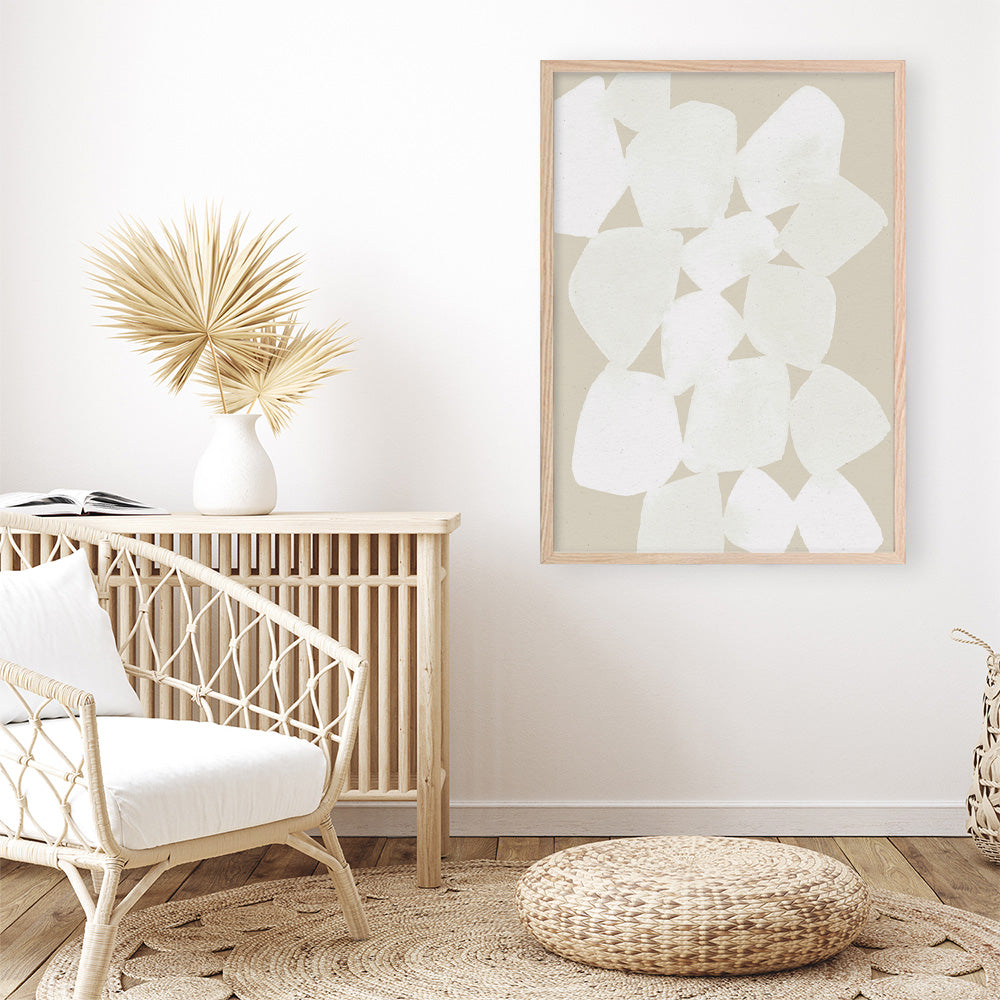 Shop Boho Beautiful II Neutral Art Print a painted abstract themed wall art print from The Print Emporium wall artwork collection - Buy Australian made fine art painting style poster and framed prints for the home and your interior decor room, TPE-WA-77311-AP