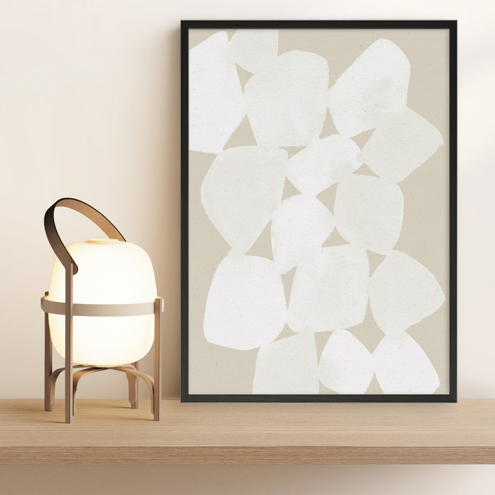 Shop Boho Beautiful II Neutral Art Print a painted abstract themed wall art print from The Print Emporium wall artwork collection - Buy Australian made fine art painting style poster and framed prints for the home and your interior decor room, TPE-WA-77311-AP