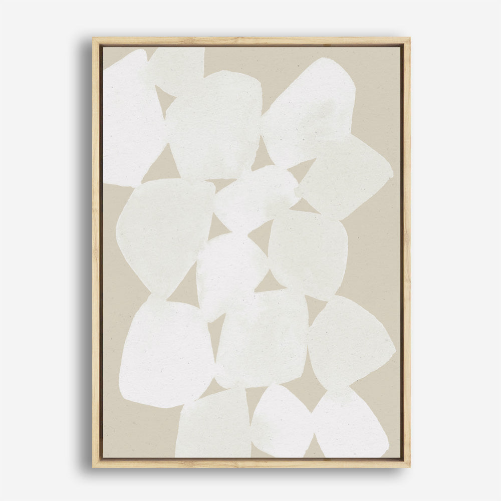 Shop Boho Beautiful II Neutral Canvas Print a painted abstract themed framed canvas wall art print from The Print Emporium artwork collection - Buy Australian made fine art painting style stretched canvas prints for the home and your interior decor space, TPE-WA-77311-CA-35X46-NF