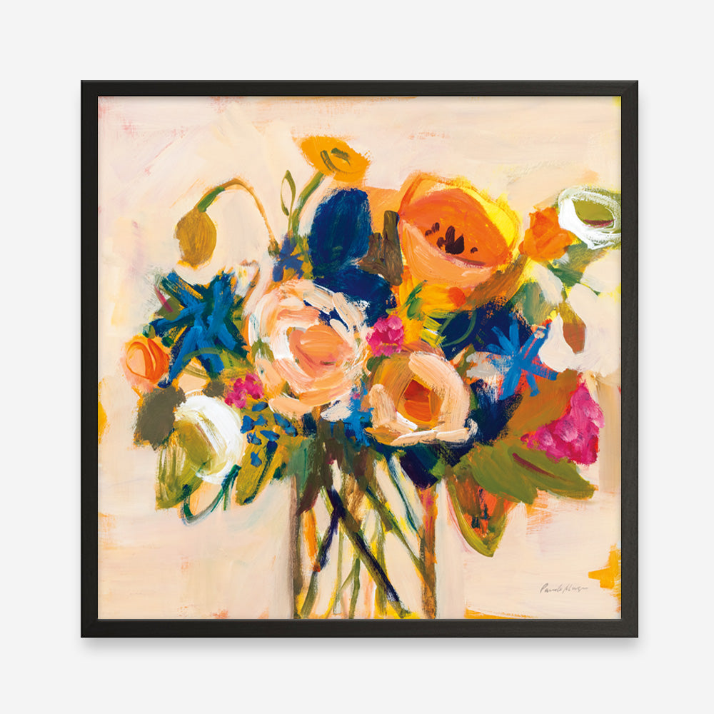Shop Boho Blooms (Square) Art Print a floral themed painted wall art print from The Print Emporium wall artwork collection - Buy Australian made fine art painting style poster and framed prints for the home and your interior decor room